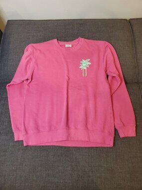Living Fully Let's Go Girls Sweater Medium